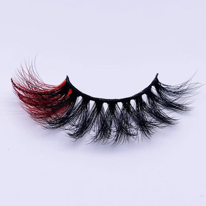 3D faux mink glitter color lashes D109-20CS