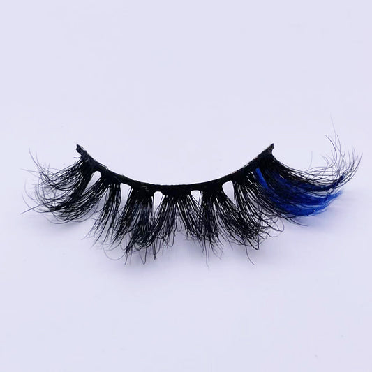 3D  mink glitter color lashes 8677-3CS