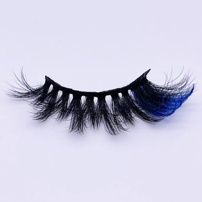 3D faux mink glitter color lashes D45-20CS