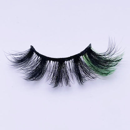 3D faux mink glitter color lashes D815-20CS