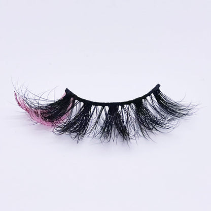 3D  mink glitter color lashes 57A-9CS