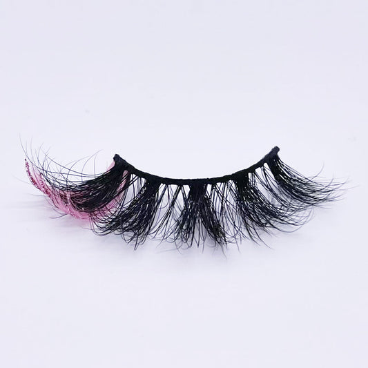 3D  mink glitter color lashes 57A-9CS