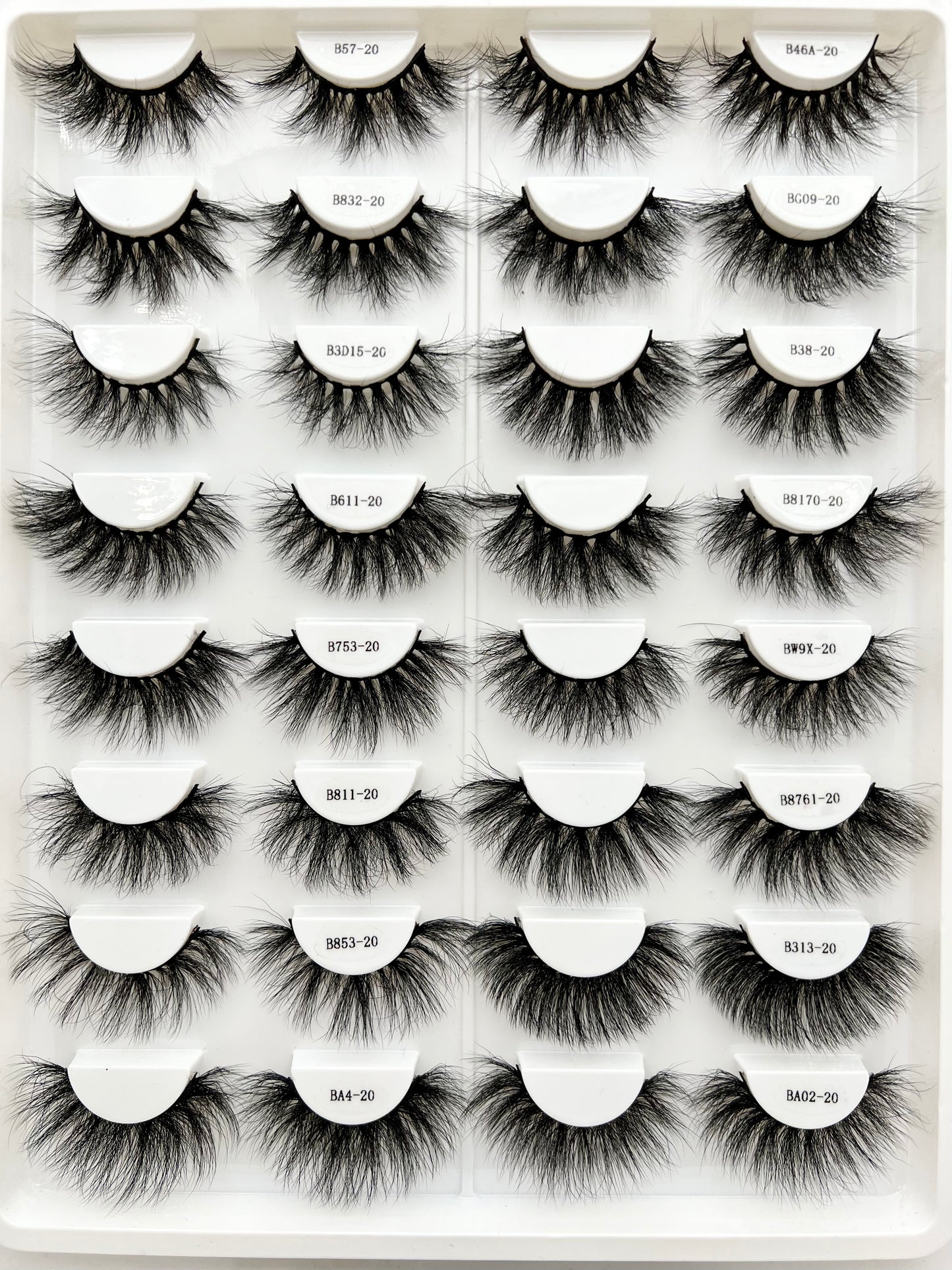 20MM Faux mink lash book