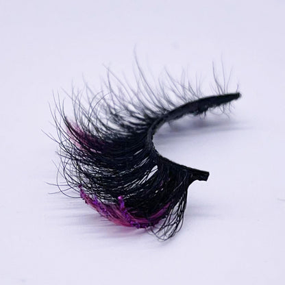 3D  mink glitter color lashes 8697-62CS