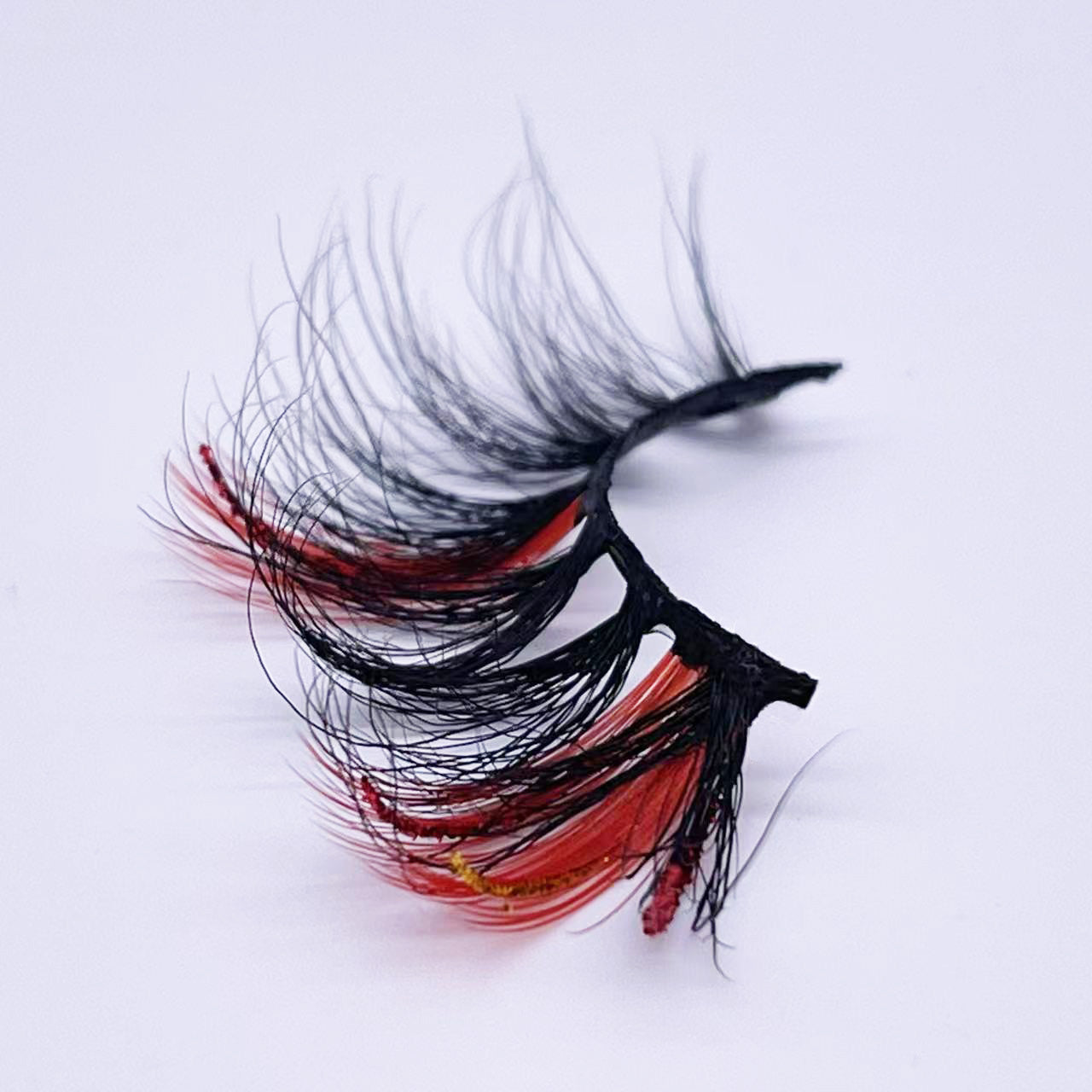 3D  mink glitter color lashes 8A-132CS