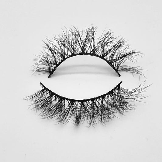 15mm faux mink nature lashes D252