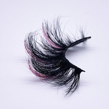 3D  mink glitter color lashes 47A-999CS