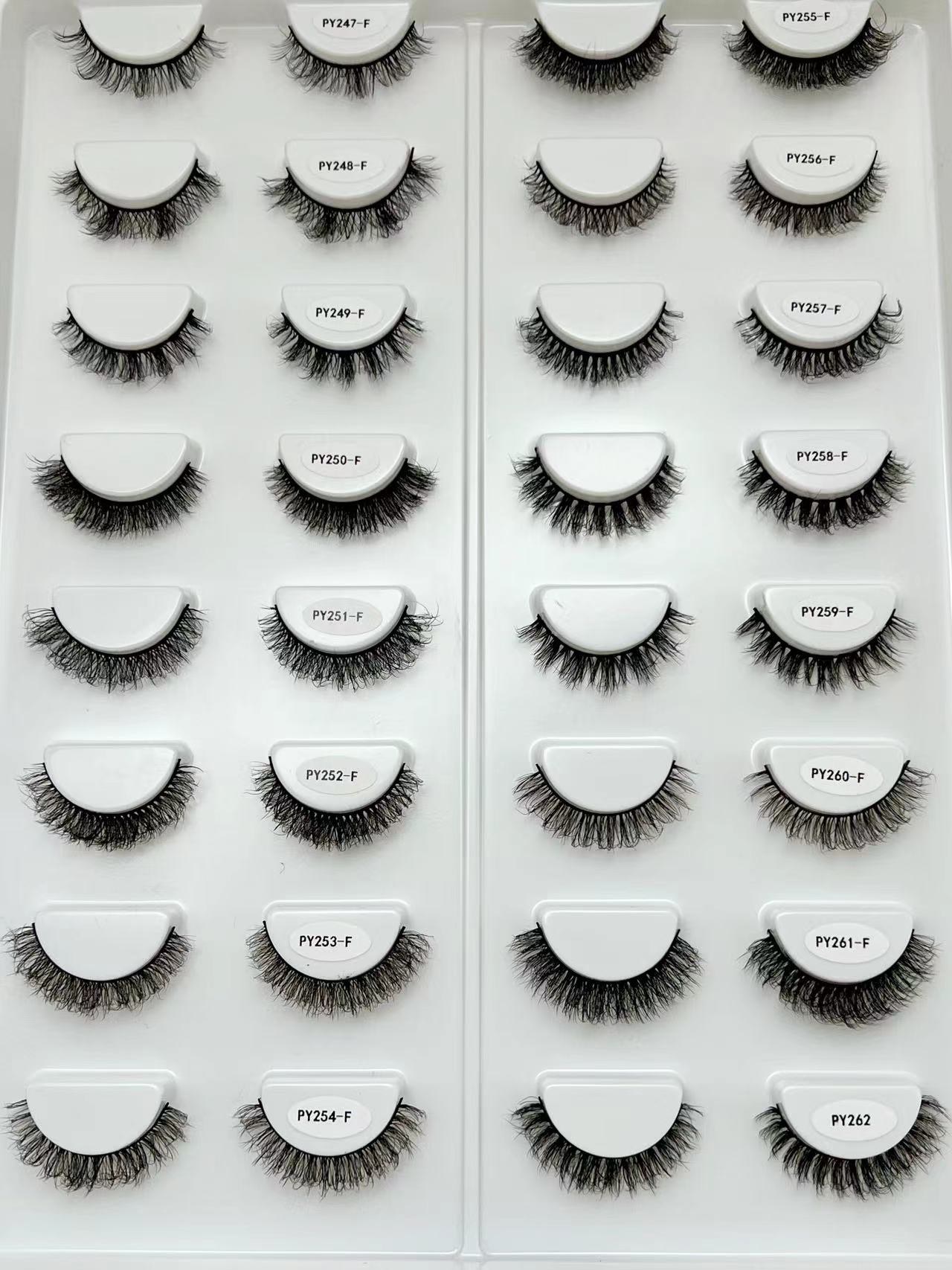 12MM Faux mink lash book