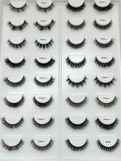 12MM Faux mink lash book