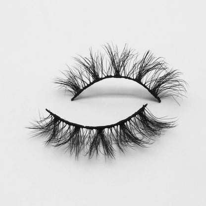 15mm faux mink nature lashes DH08