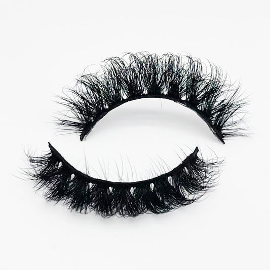 15mm faux mink fluffy lashes D908-F