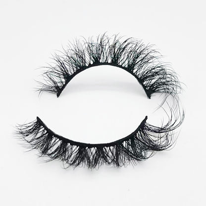 15mm faux mink fluffy lashes D539-F