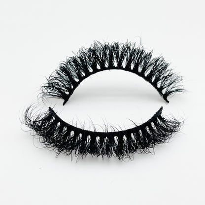 15mm fluffy mink lashes M006-F