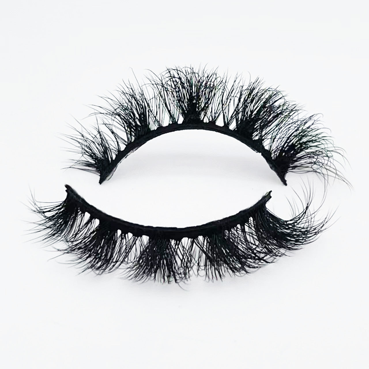 15mm faux mink fluffy lashes D57-F