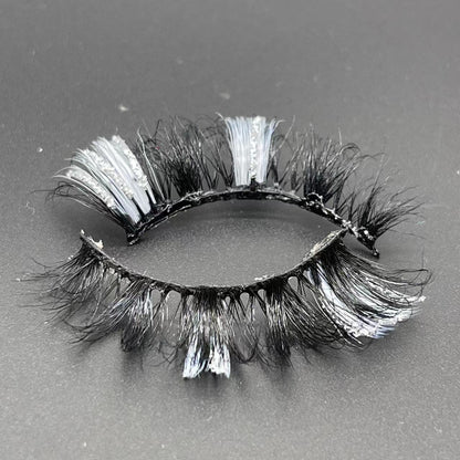 3D  mink glitter color lashes 8057-82CS