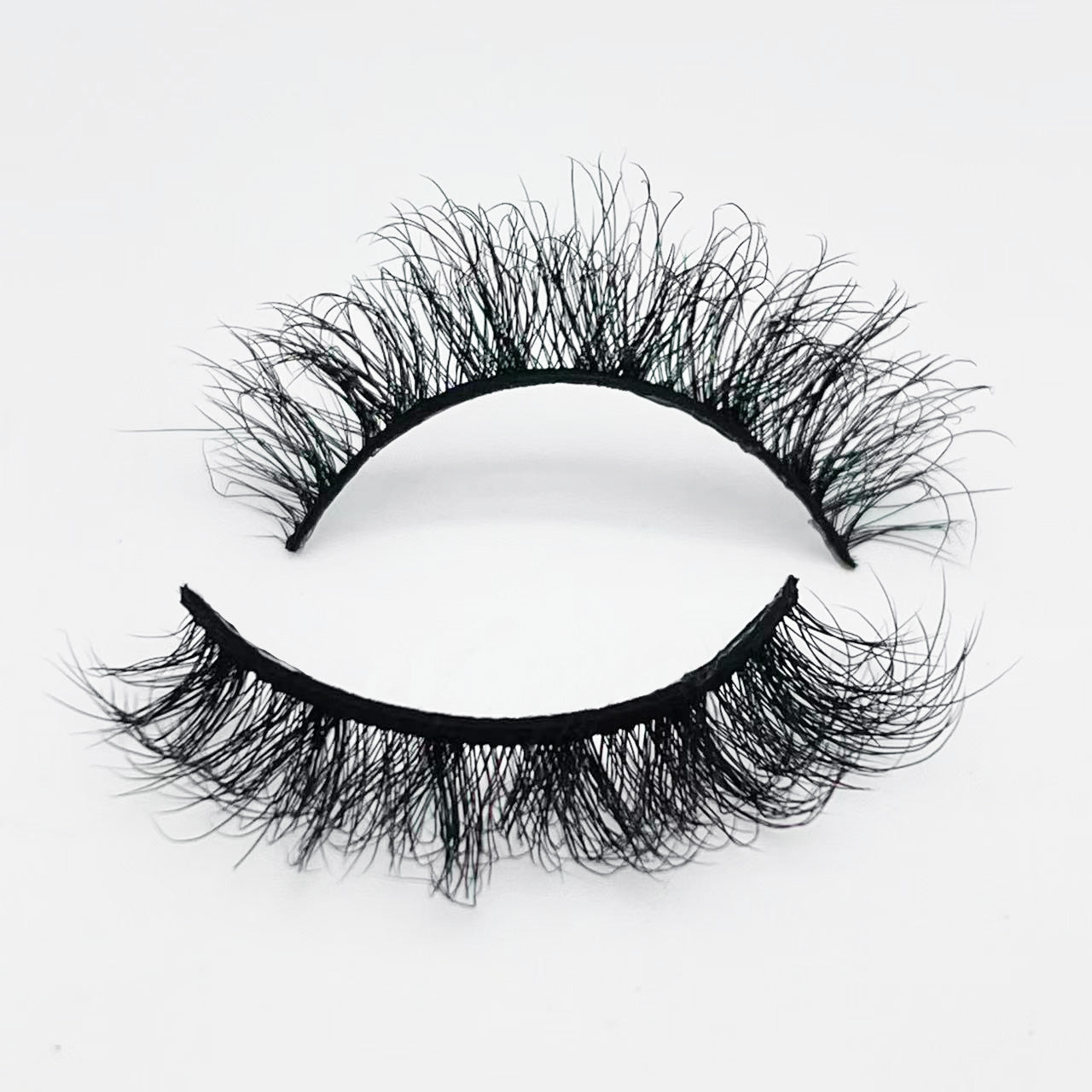 15mm faux mink fluffy lashes D619-F