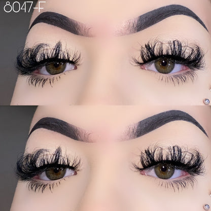 20mm fluffy mink lashes 8047-F