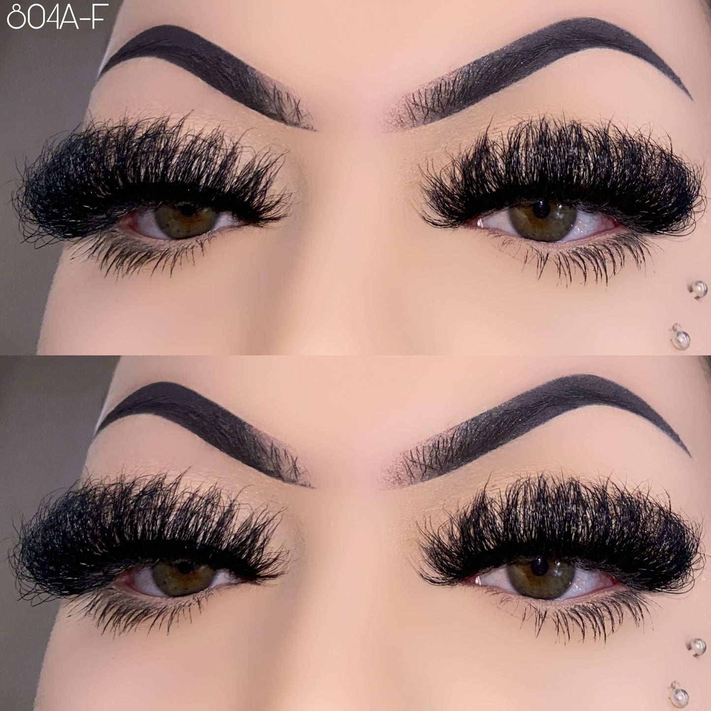 25mm fluffy mink lashes 804A-F