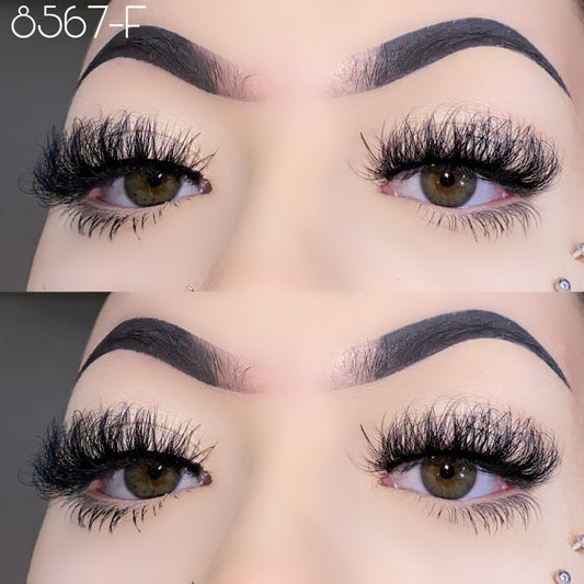 20mm fluffy mink lashes 8567-F