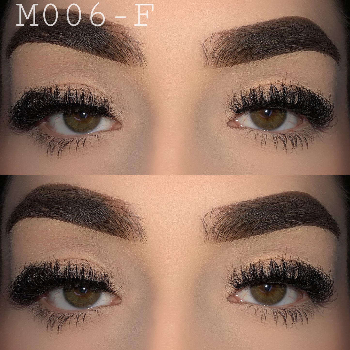 15mm fluffy mink lashes M006-F