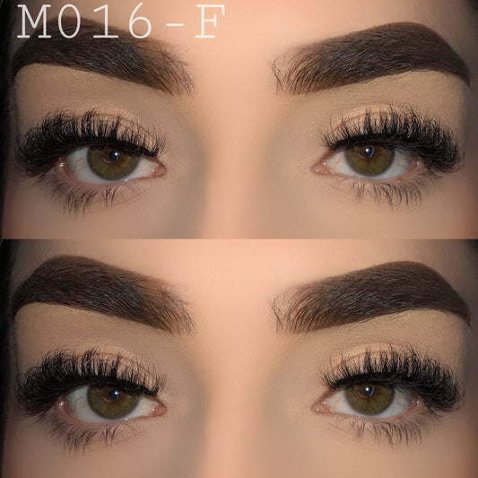 15mm fluffy mink lashes M016-F