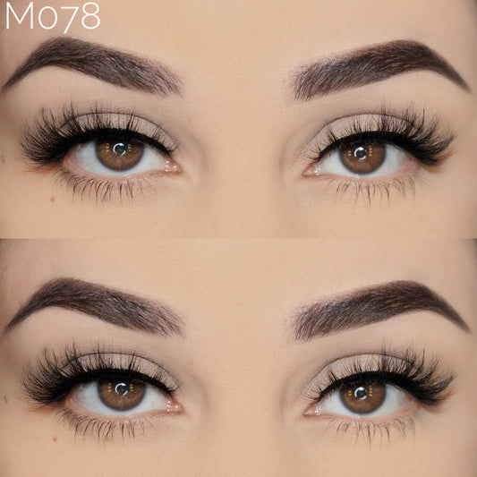 15mm mink lashes M078