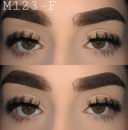 15mm fluffy mink lashes M123-F