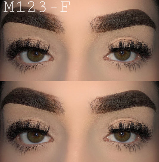 15mm fluffy mink lashes M123-F