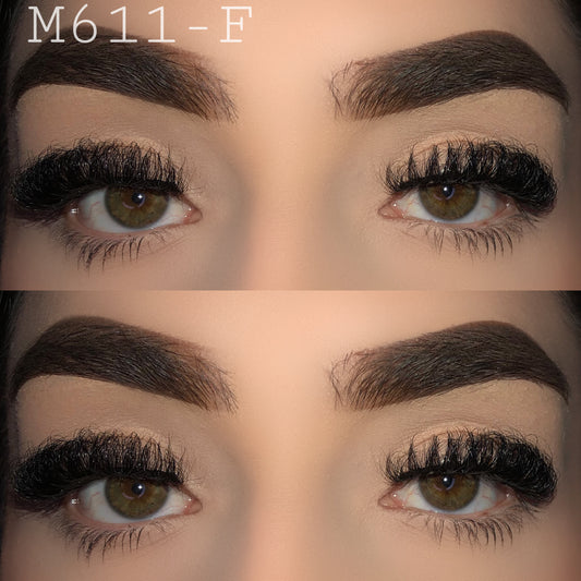 15mm fluffy mink lashes M611-F