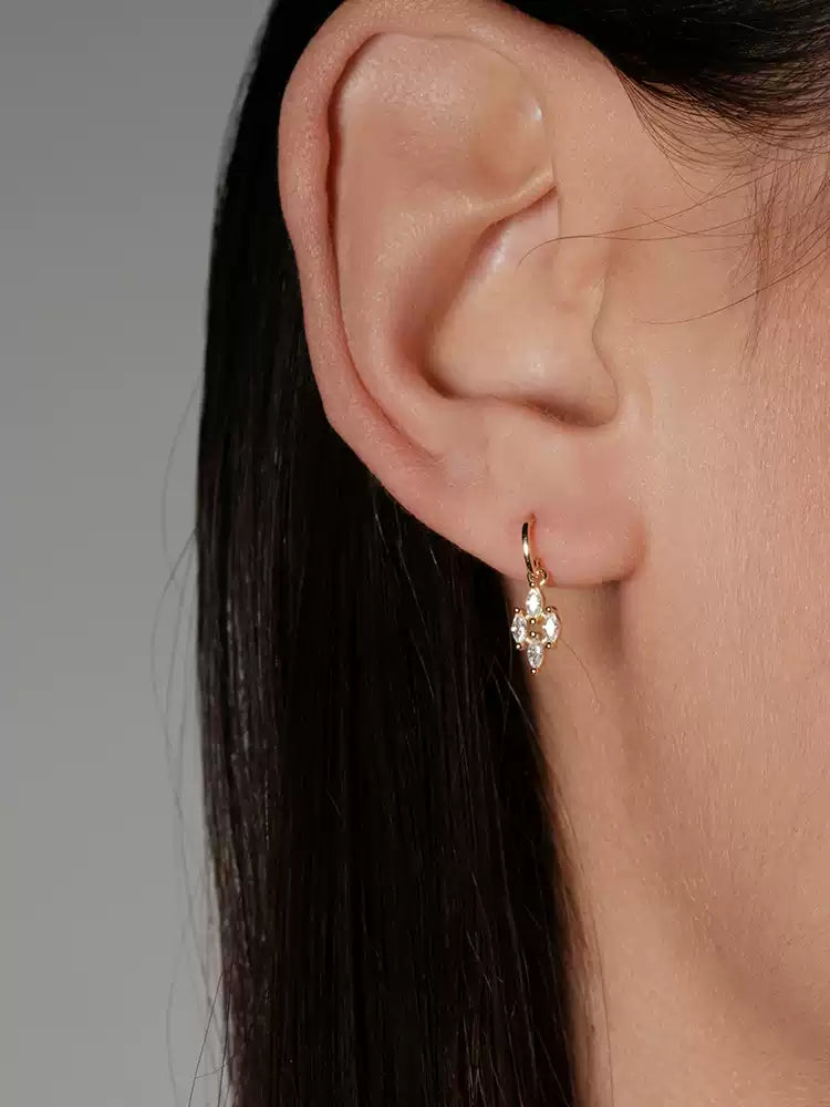 S925 pure silver ear hook