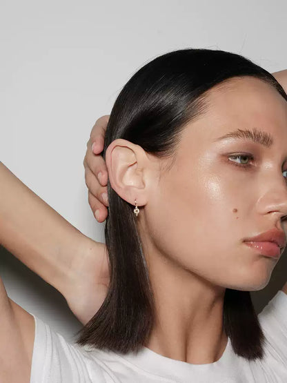 S925 pure silver ear hook