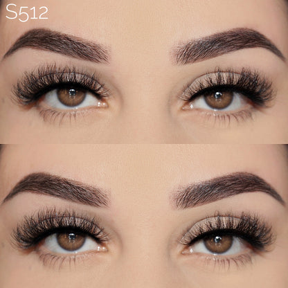 15mm mink lashes S512