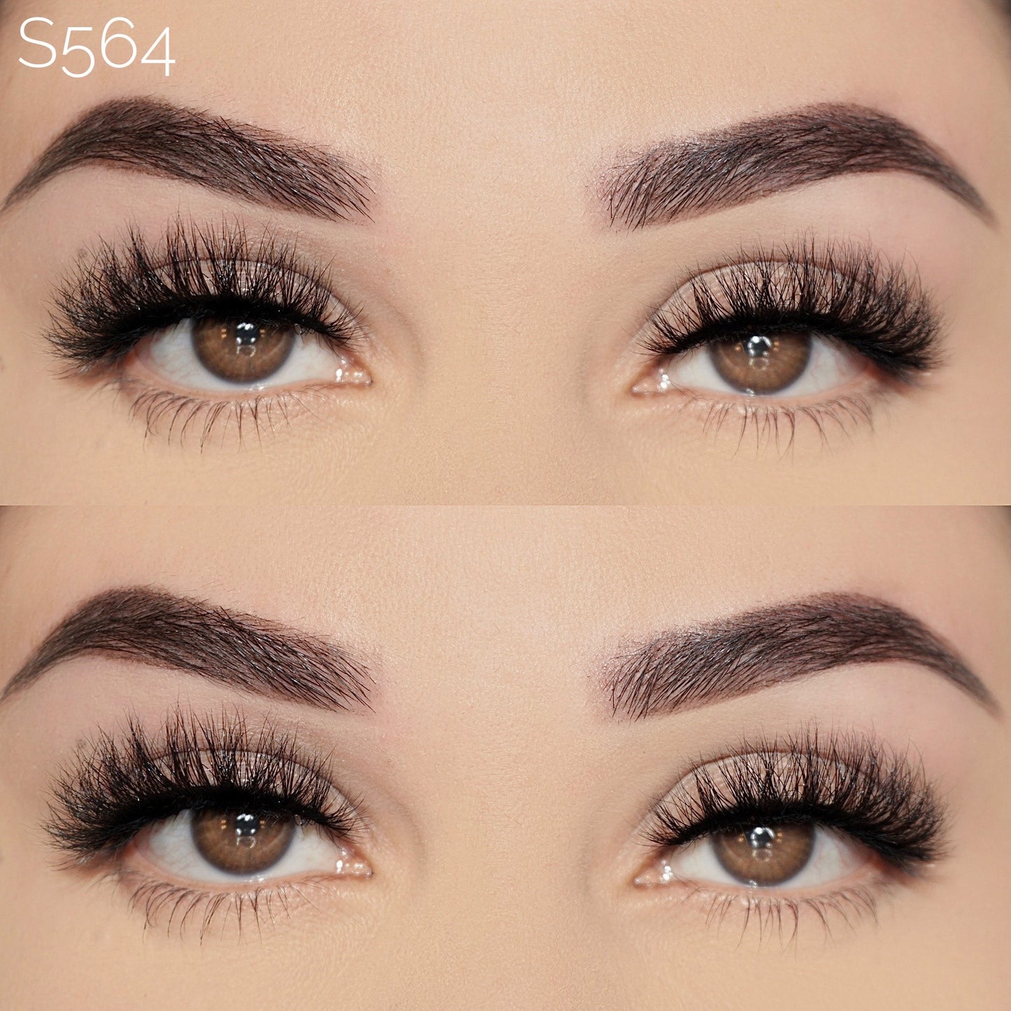 15mm mink lashes S564