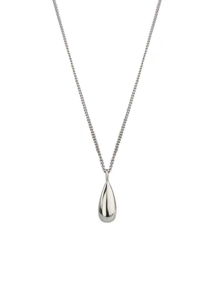 S925 Minimalist Waterdrop Pendant Necklace