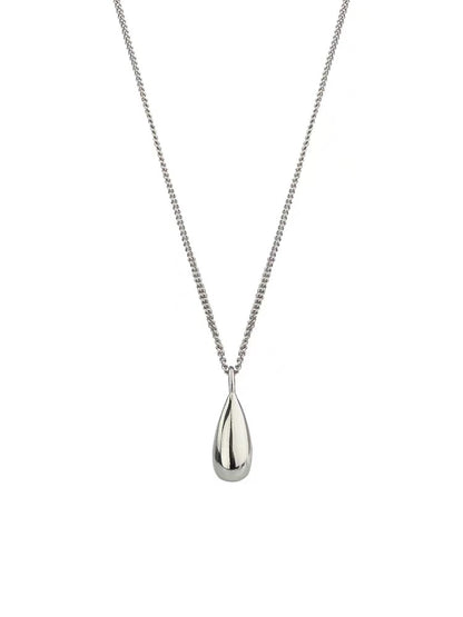 S925 Minimalist Waterdrop Pendant Necklace