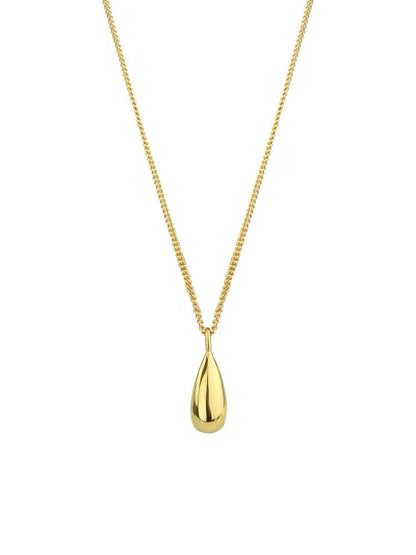 S925 Minimalist Waterdrop Pendant Necklace