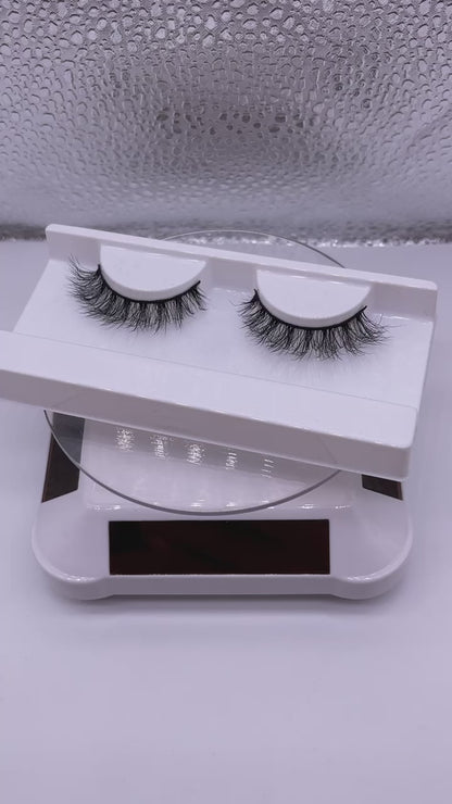 15mm faux mink nature lashes D224