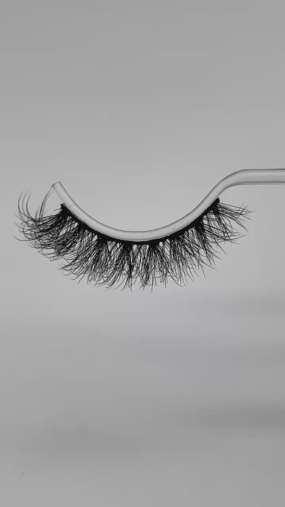 15mm faux mink fluffy lashes D539-F