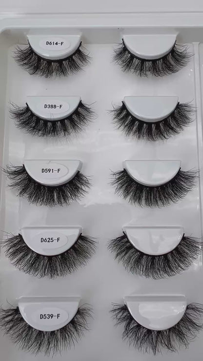 15MM Faux mink lash book