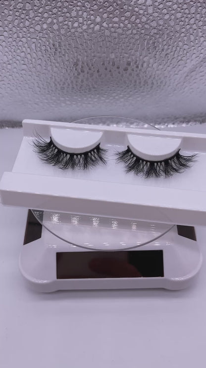 15mm faux mink nature lashes D57