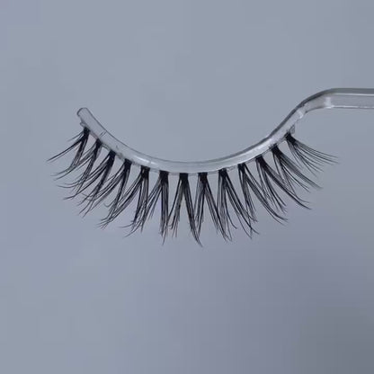 Clear faux mink lashes T113