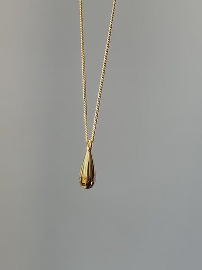 S925 Minimalist Waterdrop Pendant Necklace