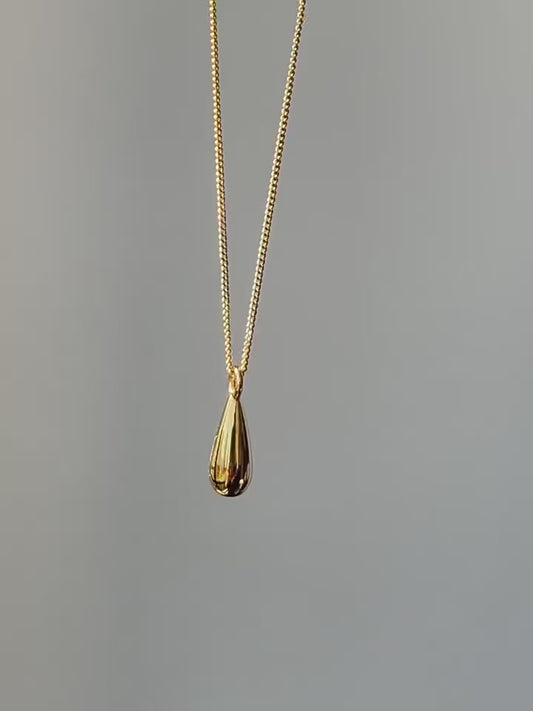S925 Minimalist Waterdrop Pendant Necklace