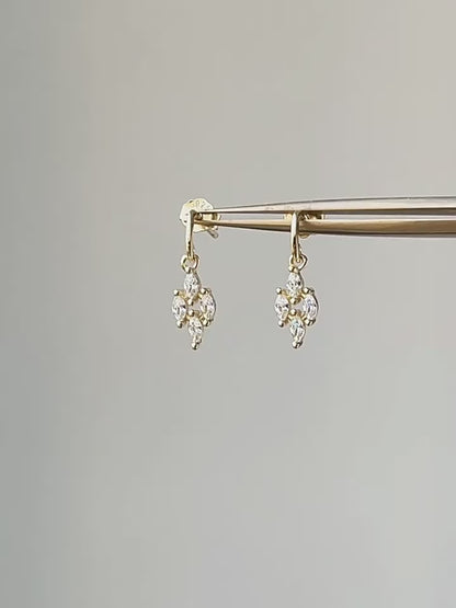 S925 pure silver ear hook