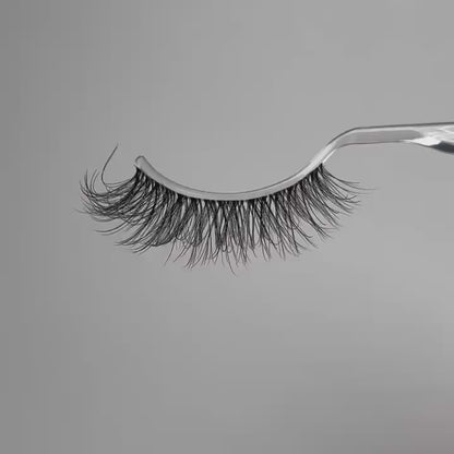 Clear faux mink lashes FM05