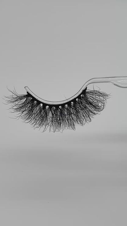 25mm faux mink fluffy lashes B697A-25F