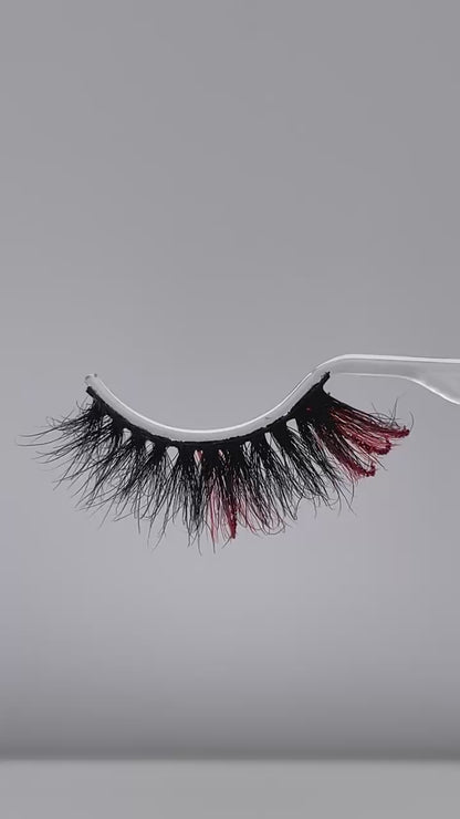 3D  mink glitter color lashes 8697-22CS