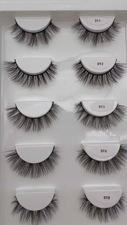 12MM Faux mink lash book