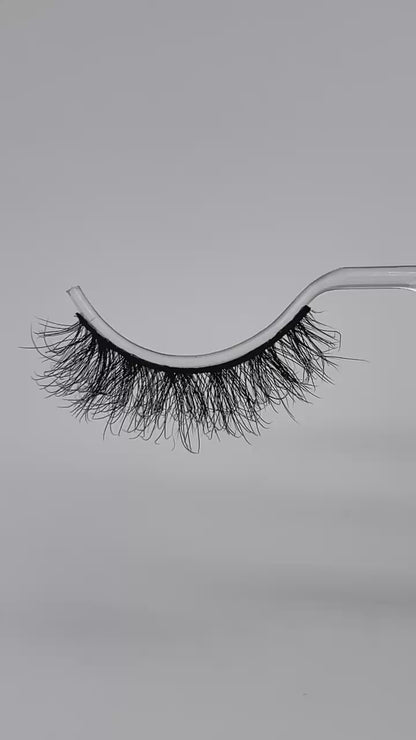 15mm faux mink fluffy lashes D619-F