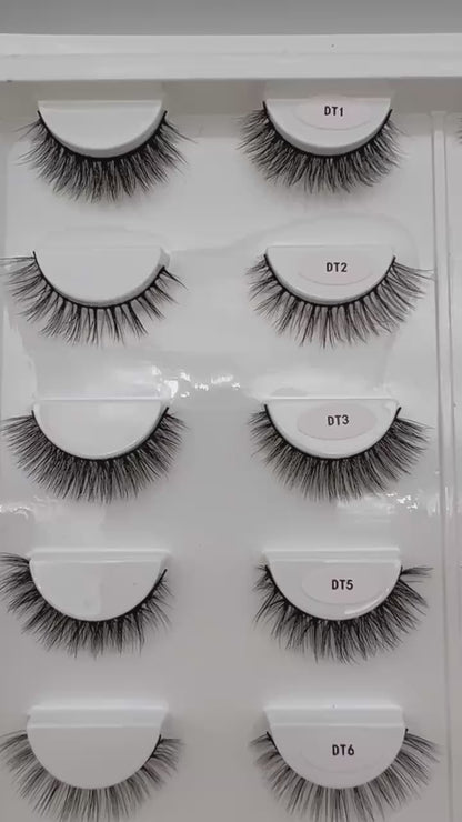 10MM Faux mink lash book